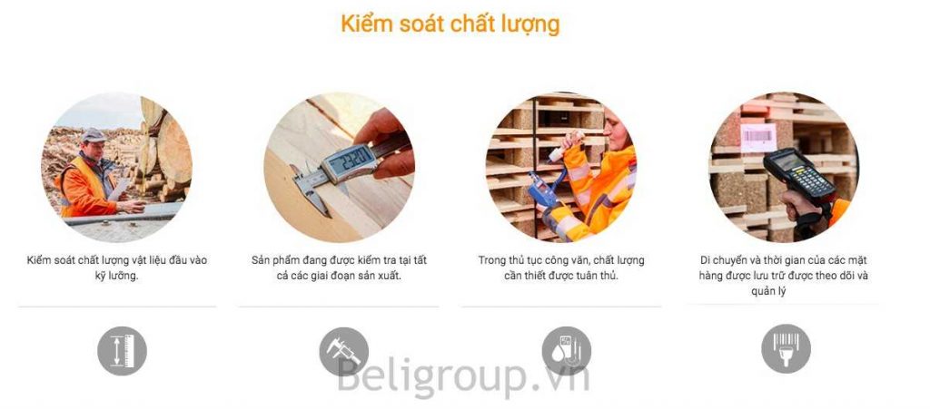 Kiểm soát chất lượng trong sản xuất pallet gỗ