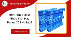Mua pallet nhựa mới hay pallet cũ