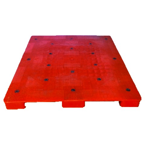 hình pallet nhựa mặt kín có nút chống trượt