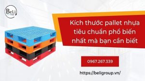 Kích thước pallet nhựa tiêu chuẩn phổ biến nhất mà bạn cần biết
