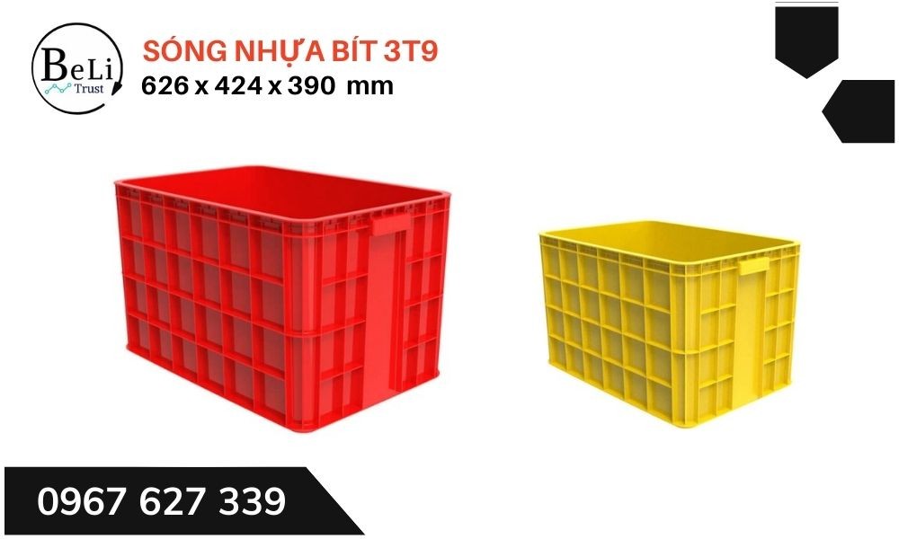 Sóng nhựa bít 3T9