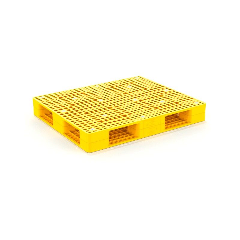 Pallet nhựa R4 1290 Yellow