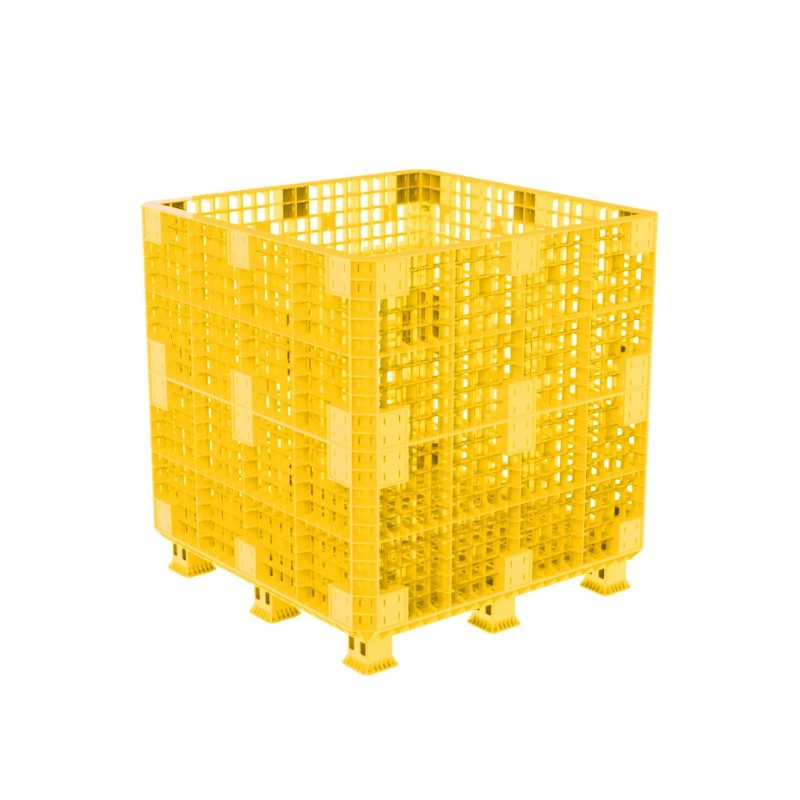 Sóng Lắp Ráp Pallet Box-1,1M Yellow