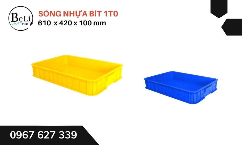 Khay nhựa đặc 1T Beli Group